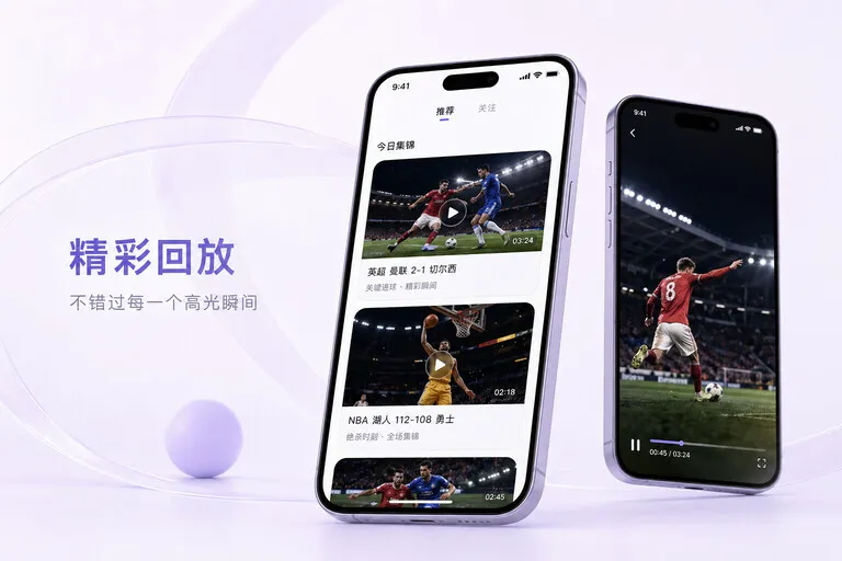熊猫体育体育直播 App 获取页面配图：报道与栏目